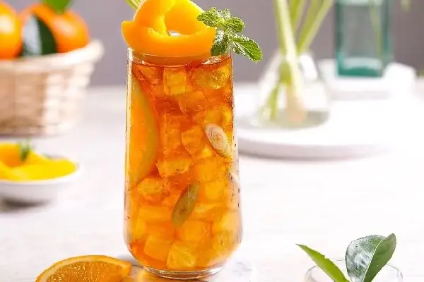 Cách làm trà đào dầm