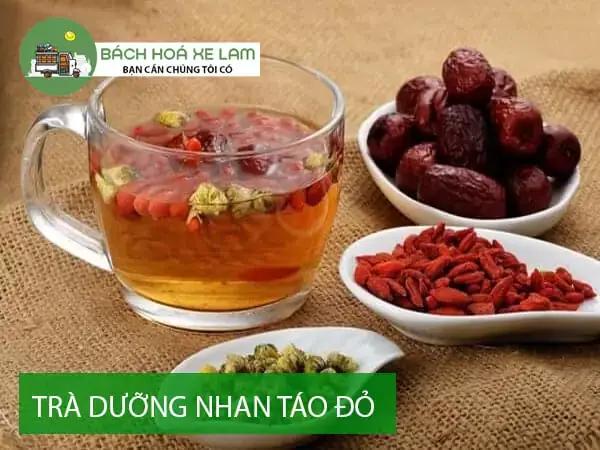 6. Trà dưỡng nhan Táo Đỏ