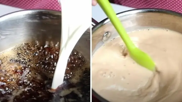 Bước 2: Pha hỗn hợp trà sữa
