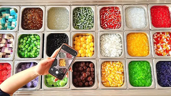 Bước 1: Chuẩn bị topping yêu thích