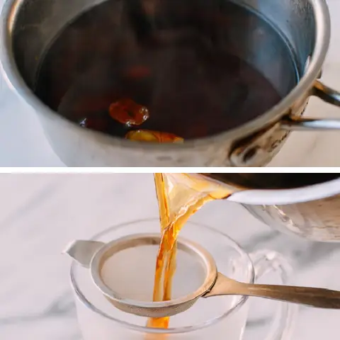 Bước 2: Nấu trà