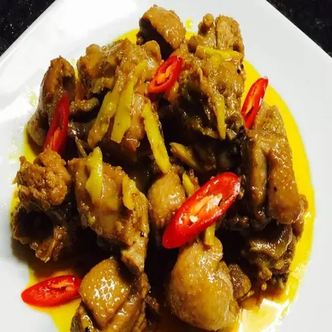 Chuẩn bị nguyên liệu nấu vịt kho gừng nghệ