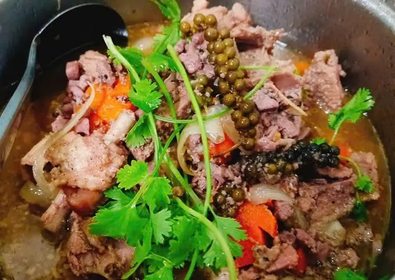 cách nấu vịt nấu tiêu