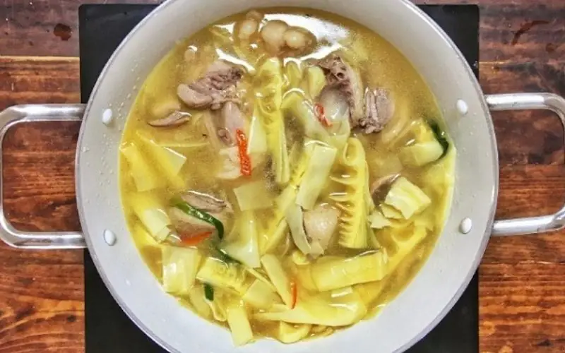 cách nấu vịt xáo măng