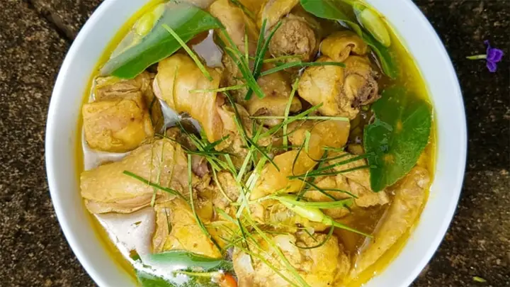 Nguyên liệu nấu xáo gà kiểu Hà Tĩnh