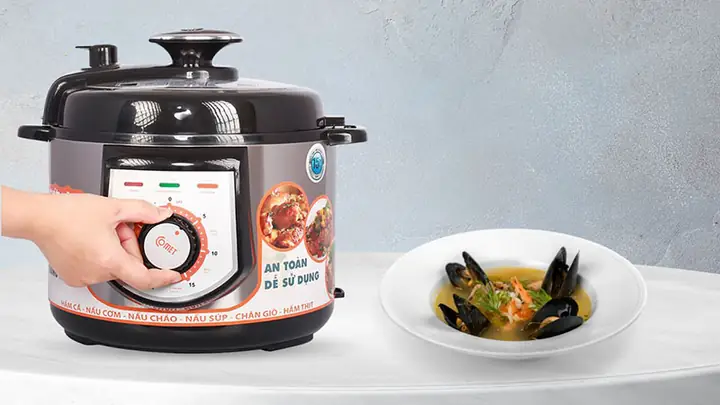 3.3. Nồi áp suất điện Comet CM6150 5 lít 3.3. Nồi áp suất điện Comet CM6150 5 lít