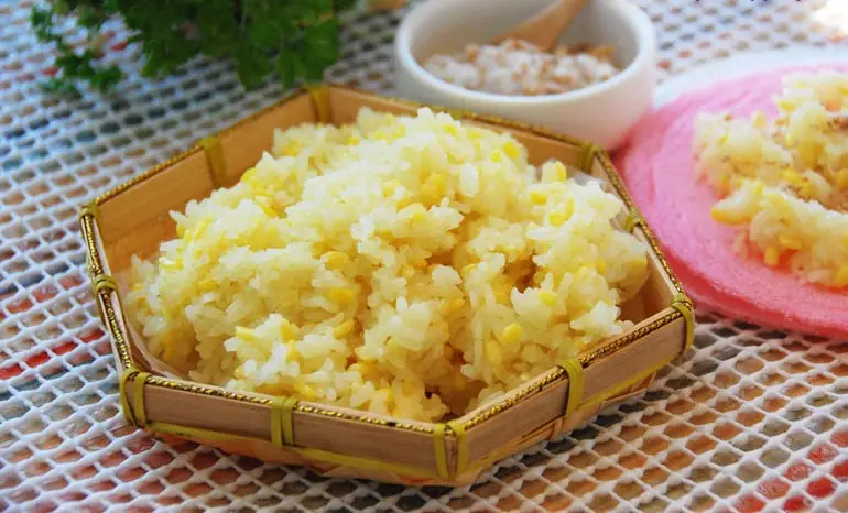 cách nấu xôi bằng nồi cơm điện