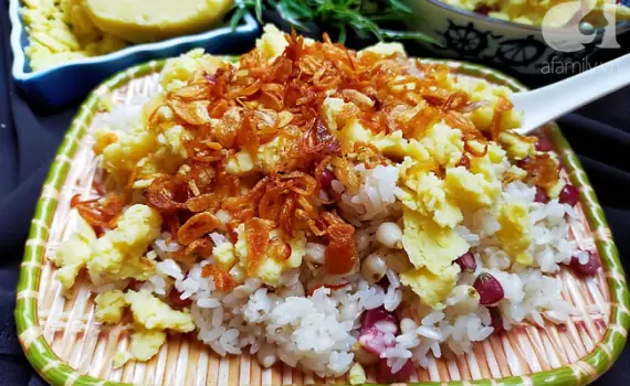 cách nấu xôi bắp bung