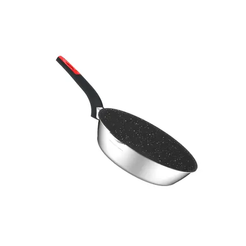 Bộ nồi Inox liền khối Elmich Milano EL-8094 size 18, nồi hấp 22, chảo 26cm