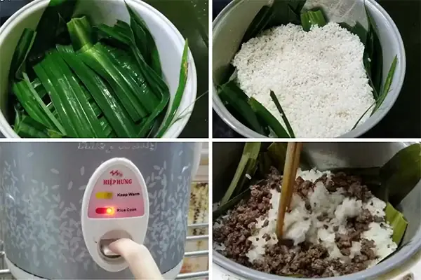 Cách Nấu Xôi Chim Bồ Câu Bằng Nồi Cơm Điện Chuẩn Vị Gia Đình