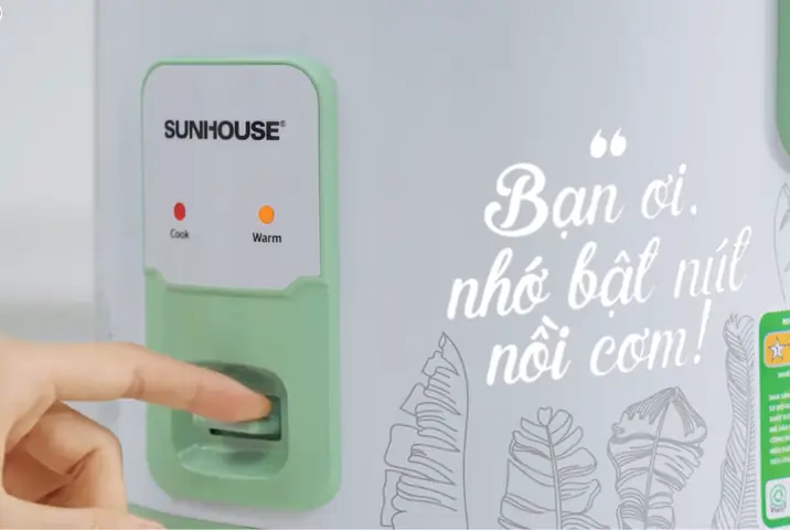 6.2. Cài đặt ở nồi cơm điện cơ 6.2. Cài đặt ở nồi cơm điện cơ