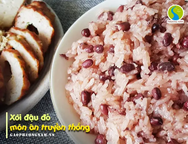 cách nấu xôi đậu đỏ