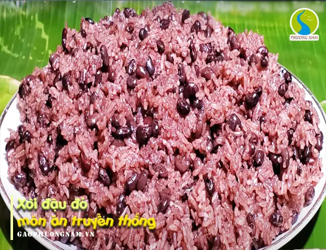 cách nấu xôi đậu đỏ