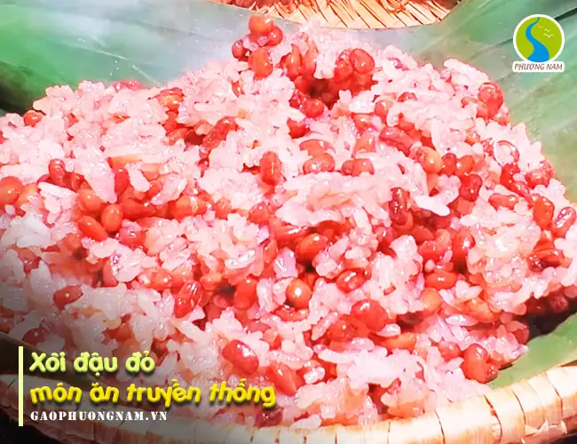 cách nấu xôi đậu đỏ