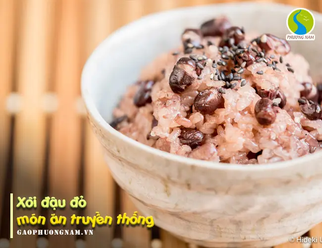 cách nấu xôi đậu đỏ