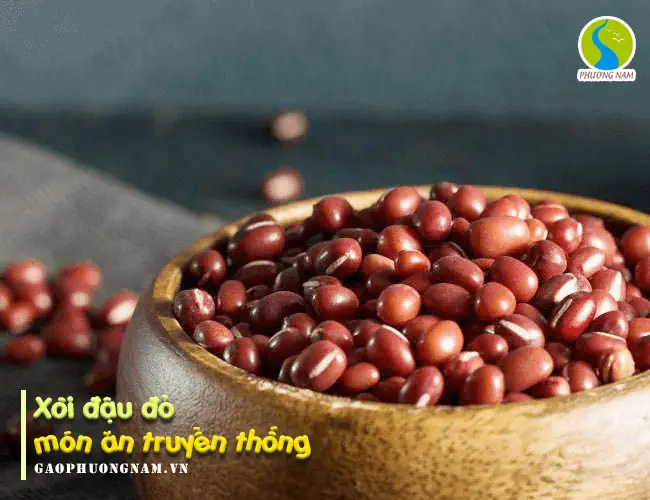 cách nấu xôi đậu đỏ