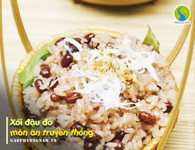 cách nấu xôi đậu đỏ