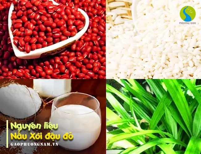 cách nấu xôi đậu đỏ