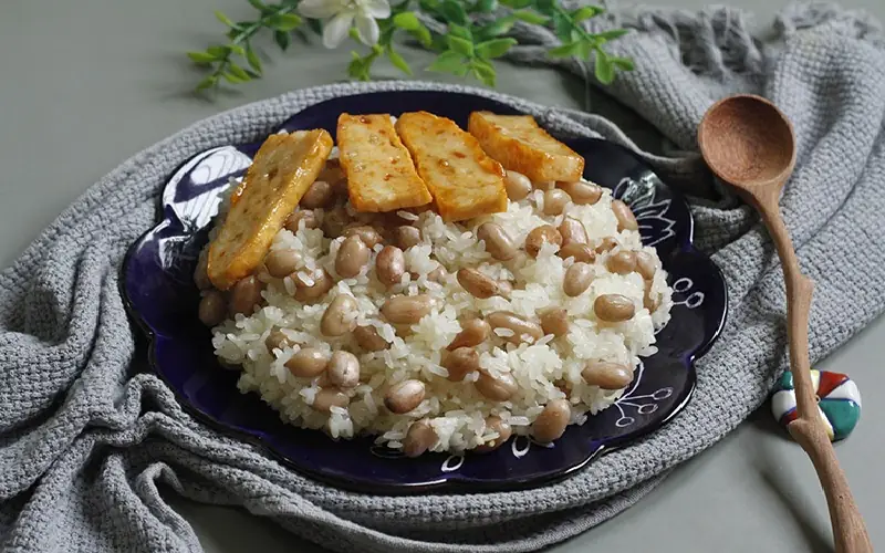 cách nấu xôi đậu phộng bằng nồi cơm điện