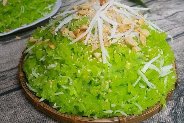 Cách nấu xôi dừa lá dứa xanh mướt, thơm lừng với nồi hấp