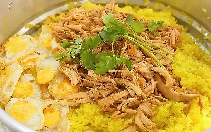 cách nấu xôi gà mỡ hành