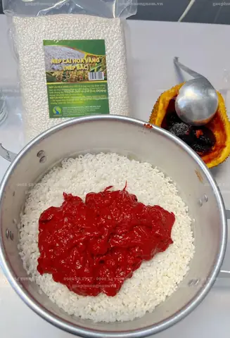 Cách Nấu Xôi Gấc Lá Dứa Thơm Ngon, Dẻo Mịn Tại Nhà