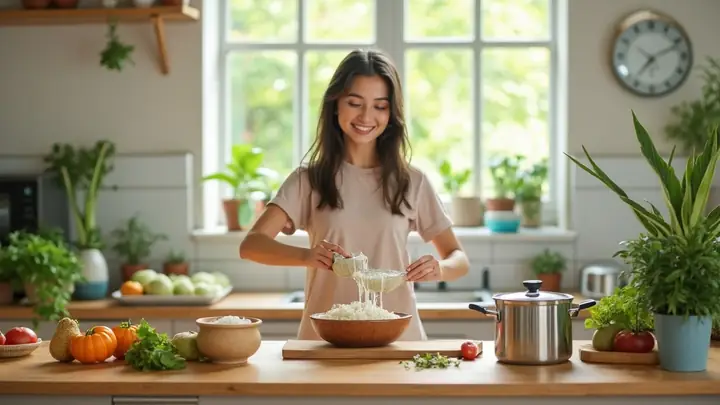 Cách Nấu Xôi Gấc Nhanh Cốt Dừa Thơm Ngon Chuẩn Vị Tại Nhà