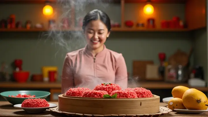 Cách Nấu Xôi Gấc Nhanh Cốt Dừa Thơm Ngon Chuẩn Vị Tại Nhà