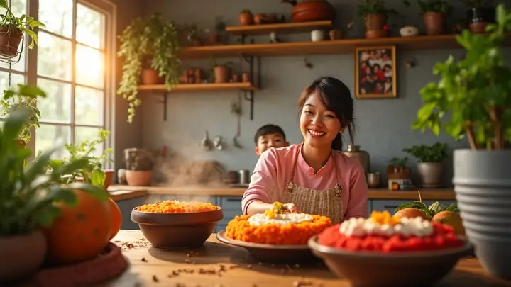 Cách Nấu Xôi Gấc Nhanh Cốt Dừa Thơm Ngon Chuẩn Vị Tại Nhà