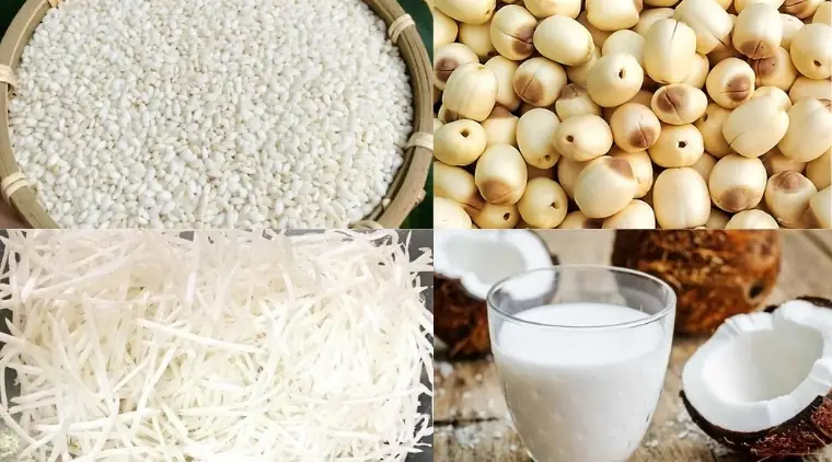 cách nấu xôi hạt sen