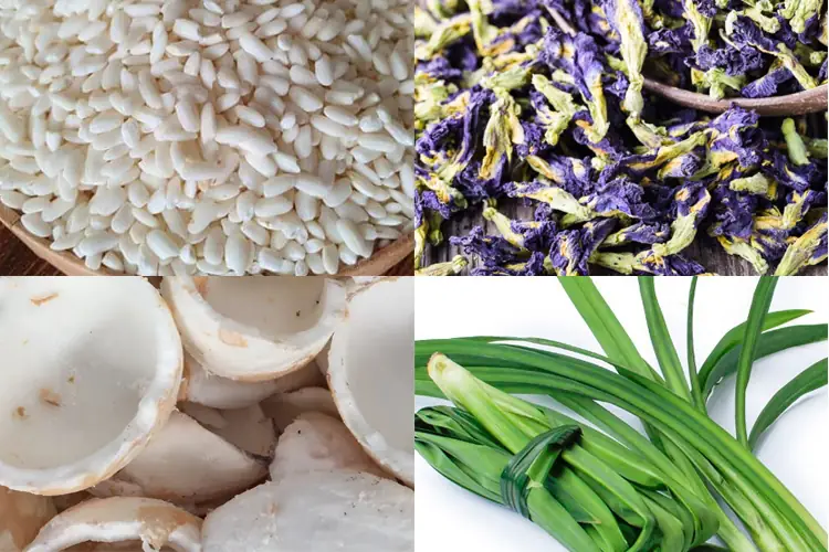 cách nấu xôi hoa đậu biếc