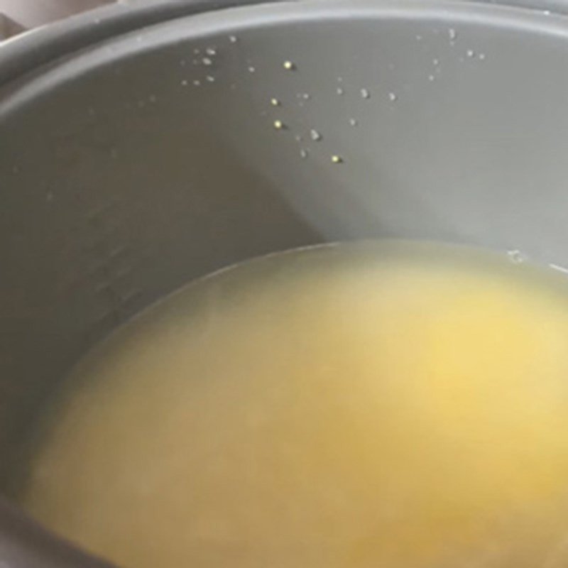 Cách nấu xôi kê bằng nồi cơm điện