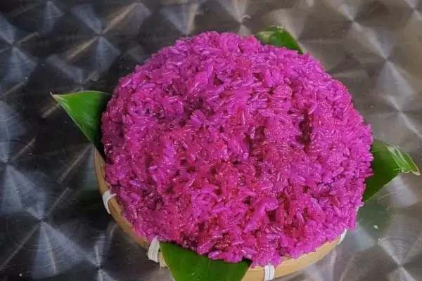 cách nấu xôi lá cẩm