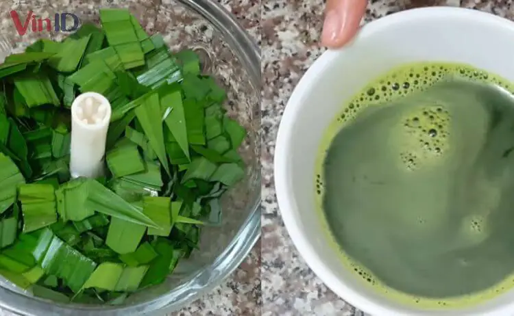 cách nấu xôi lá dứa