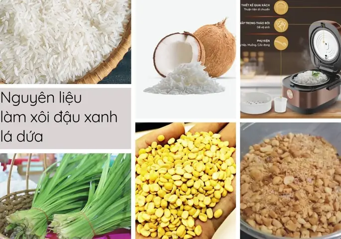 Cách Nấu Xôi Lá Dứa Đậu Phộng Thơm Ngon, Dẻo Mịn Tại Nhà