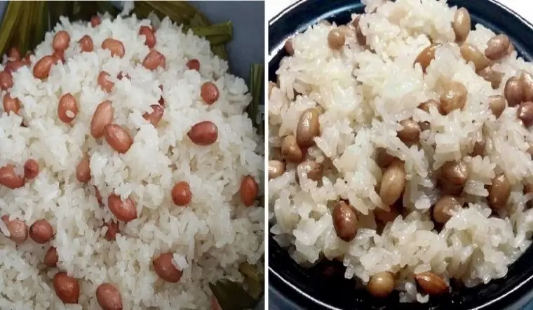 cách nấu xôi lạc bằng chõ