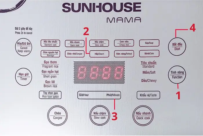 cách nấu xôi lạc bằng nồi cơm điện