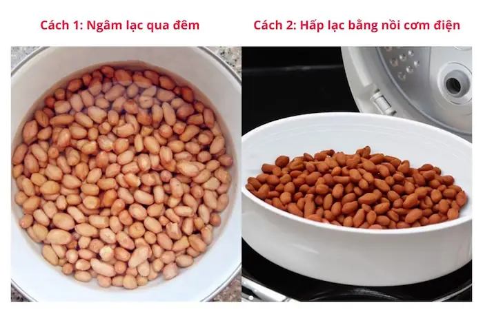 cách nấu xôi lạc bằng nồi cơm điện cách nấu xôi lạc bằng nồi cơm điện