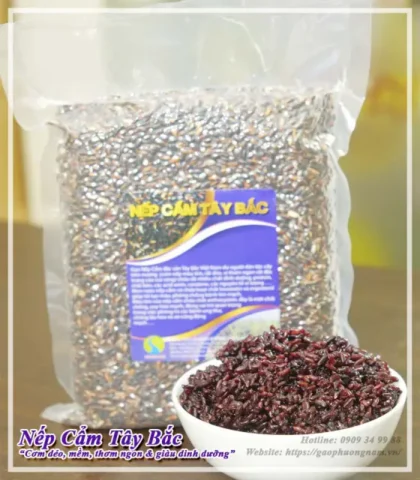 cách nấu xôi nếp cẩm