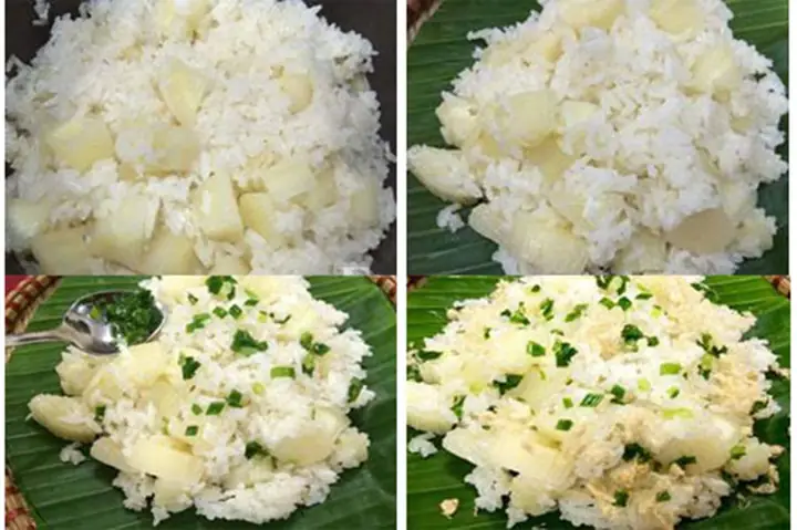 Bí Quyết Nấu Xôi Sắn Ngon Dẻo Thơm Chuẩn Vị Bằng Nồi Cơm Điện