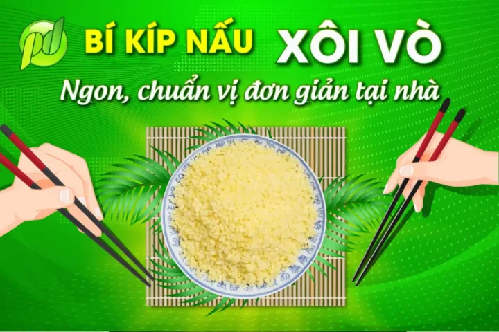 cách nấu xôi vò miền bắc