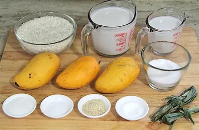 cách nấu xôi xoài thái lan