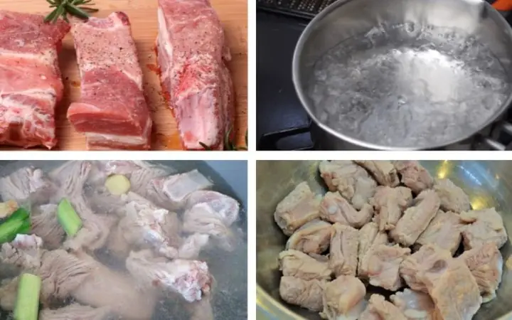 3.2. Cách nấu canh xương bò hầm với khoai tây 3.2. Cách nấu canh xương bò hầm với khoai tây