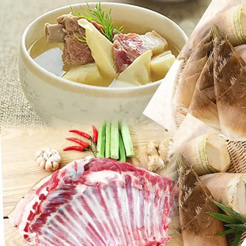 1. Cách làm món xương dê nấu măng tươi