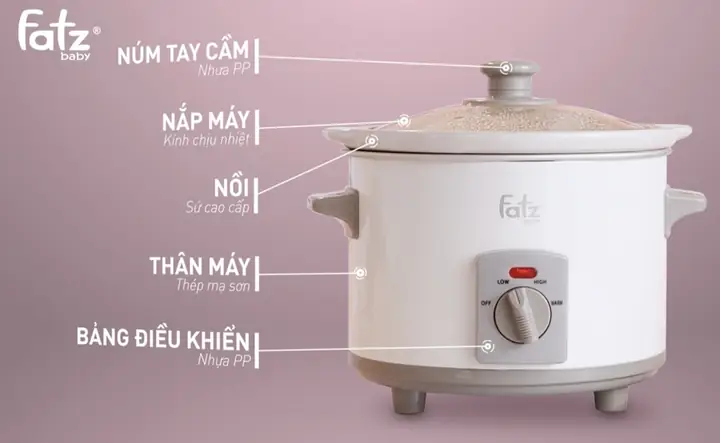 Hướng Dẫn Chi Tiết Cách Sử Dụng Nồi Nấu Cháo Chậm Fatz