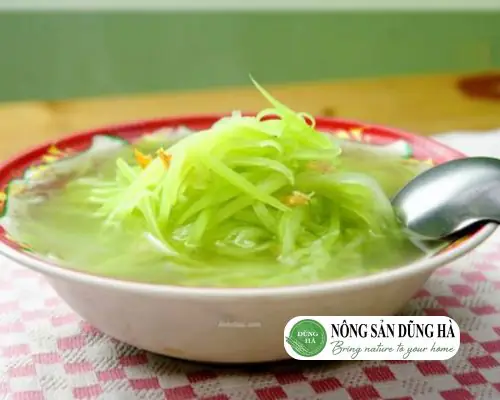 Canh bầu nấu chay