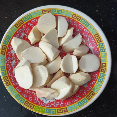 cách vịt nấu chao khoai môn