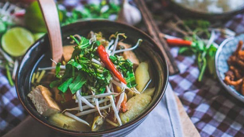 Canh chua chay giải nhiệt ngày hè