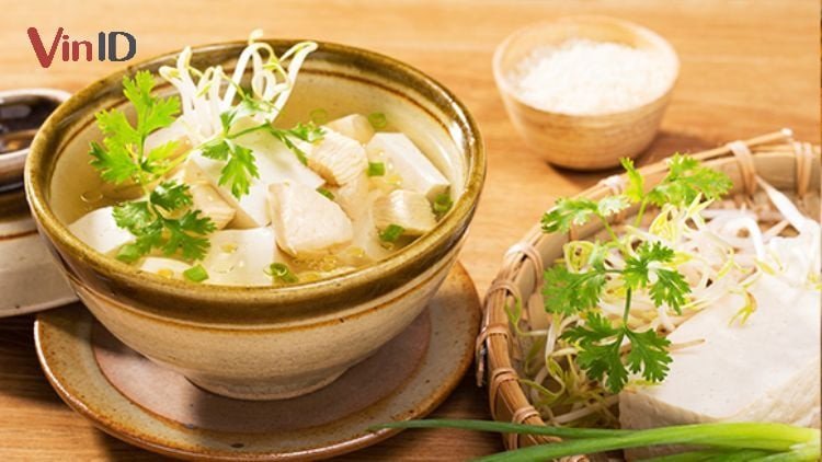 Canh giá đỗ đậu phụ thơm ngon
