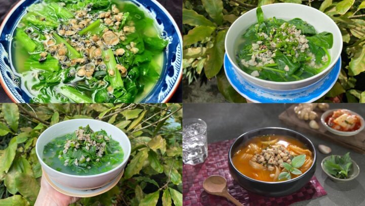 Canh hến nóng hổi với rau thơm, cách nấu canh hến không bị tanh